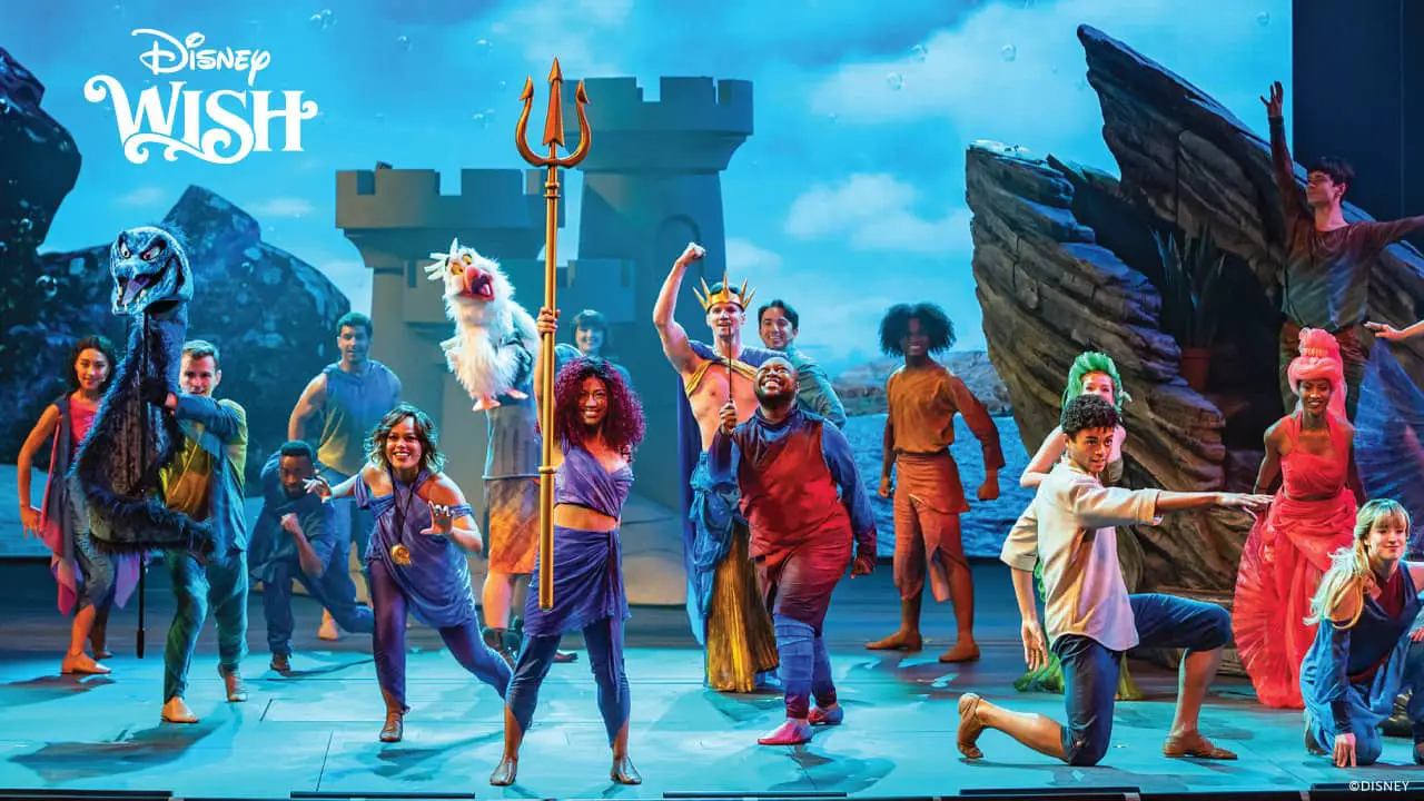Recycled Ocean Debris Used for Costumes on Disney Cruise Line’s ‘Disney The Little Mermaid’ Aboard Disney Wish