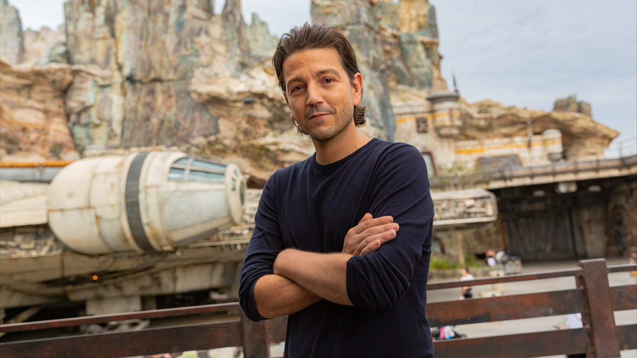 After New Trailer for ‘Andor’ is Released at D23 Expo, Actor Diego Luna Visits Star Wars: Galaxy’s Edge at Disneyland