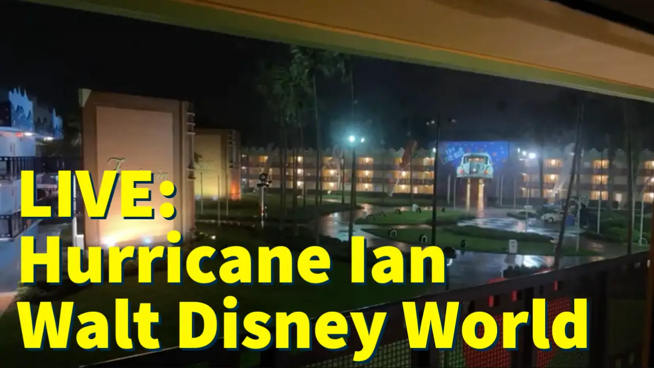 LIVE: Hurricane Ian From Walt Disney World