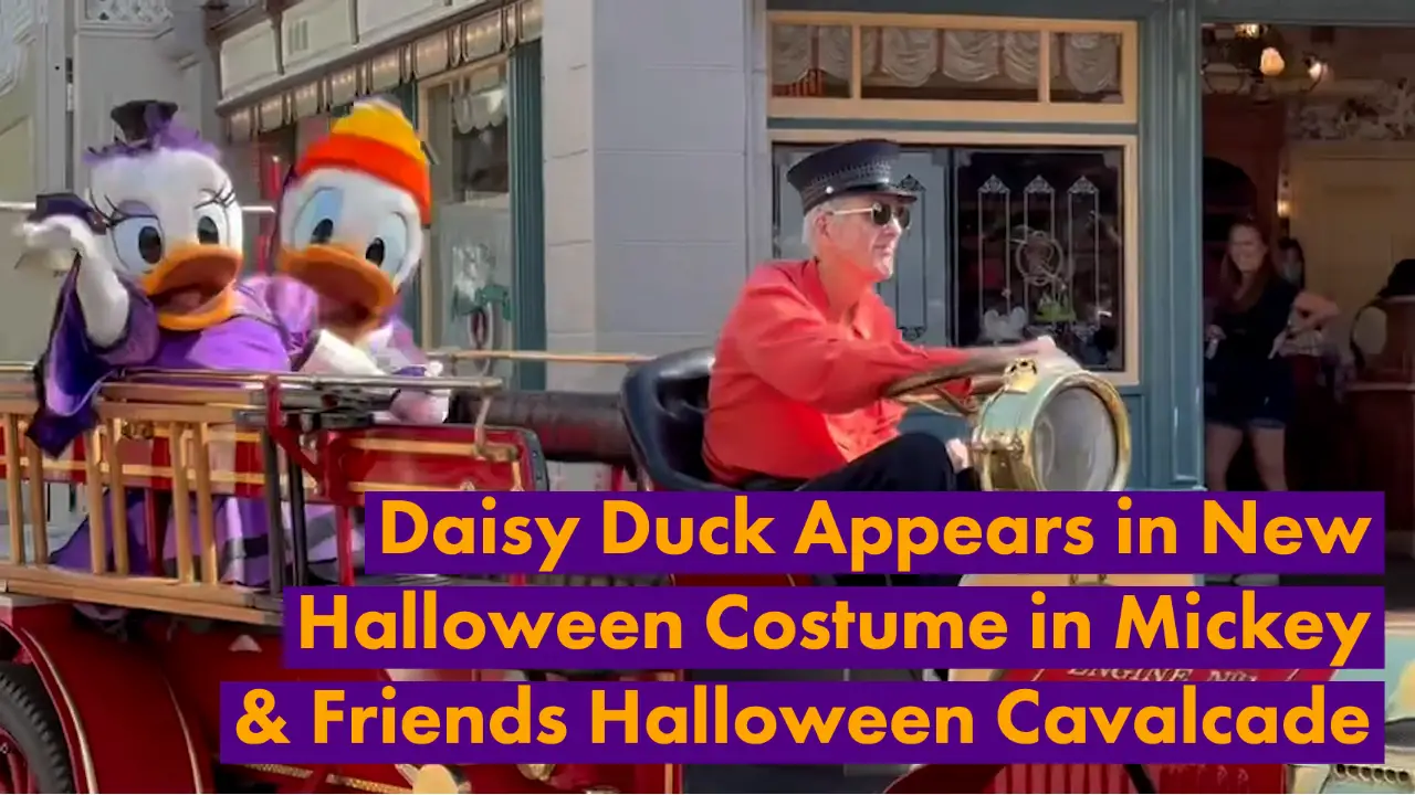 Daisy Duck Appears in New Halloween Costume in Mickey & Friends Halloween Cavalcade