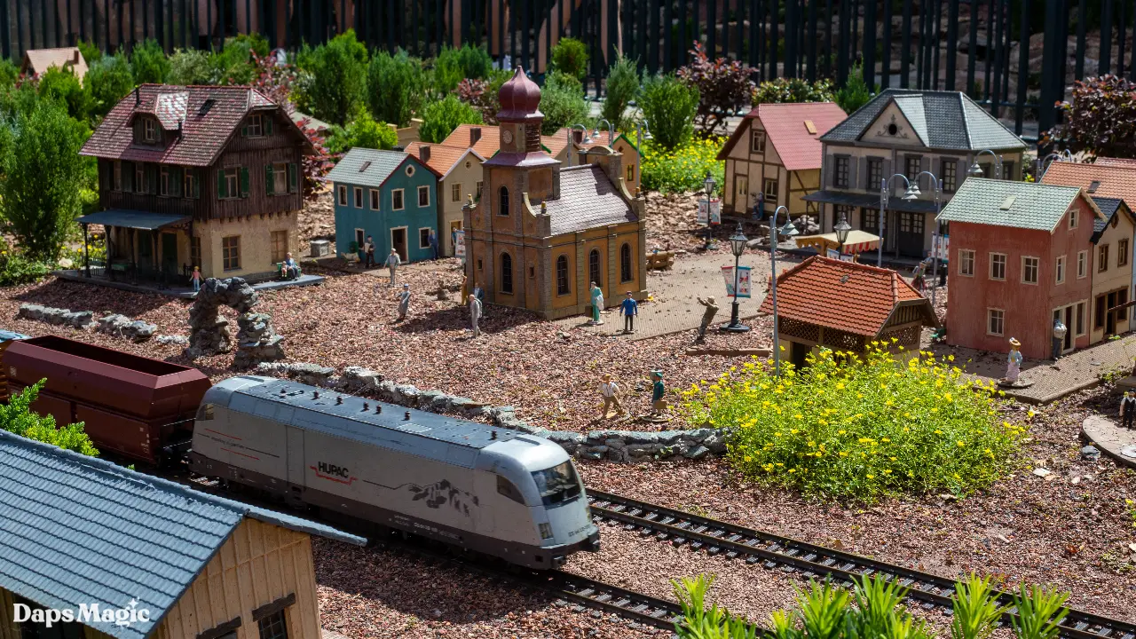 The EPCOT Model Trains in the Germany Pavilion