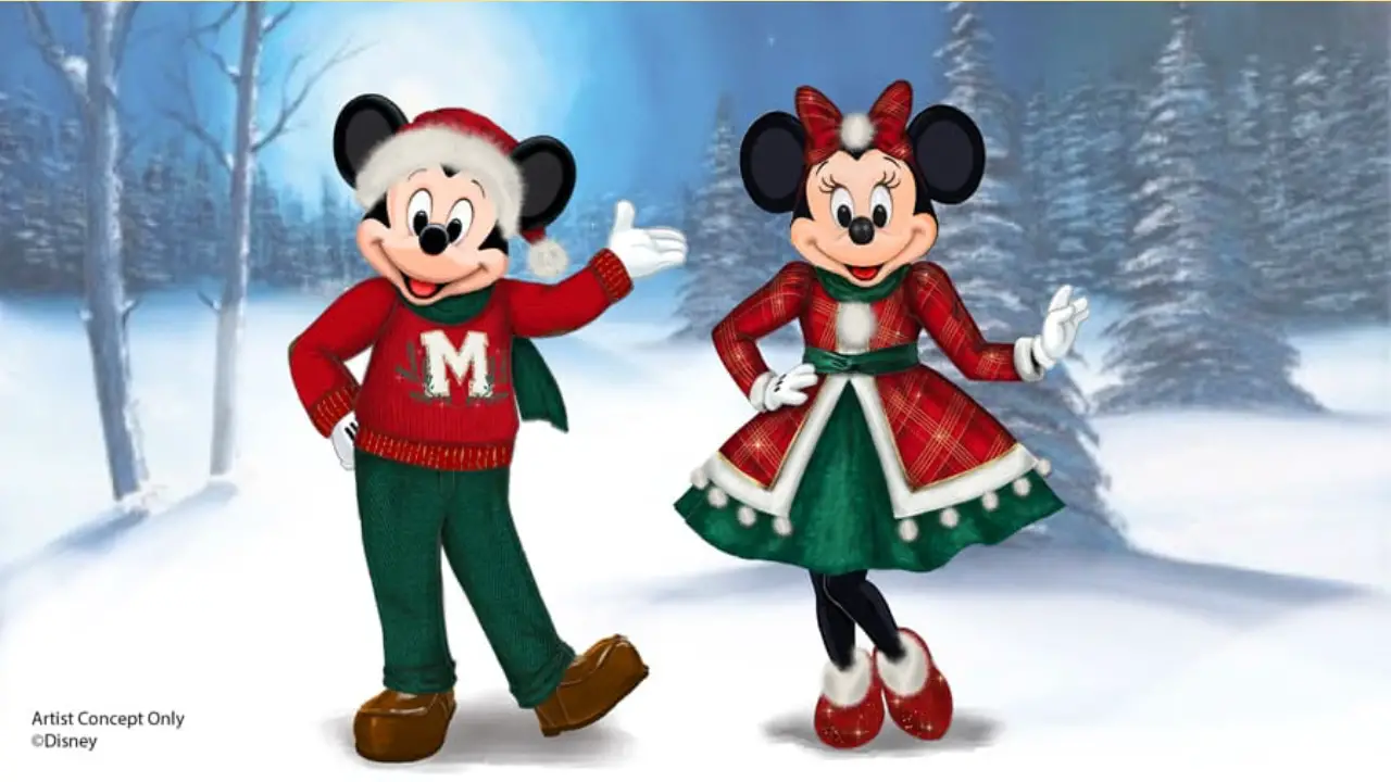 Mickey Mouse and Minnie Mouse to Sport New Festive Outfits for Holiday Season at Disneyland Resort
