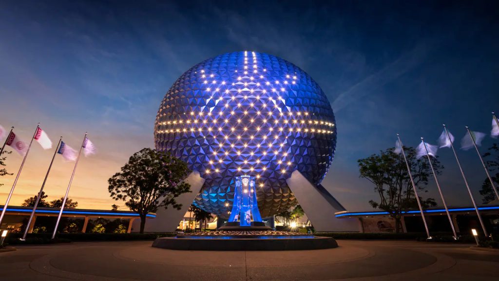 Spaceship Earth Light Show - Featured Image