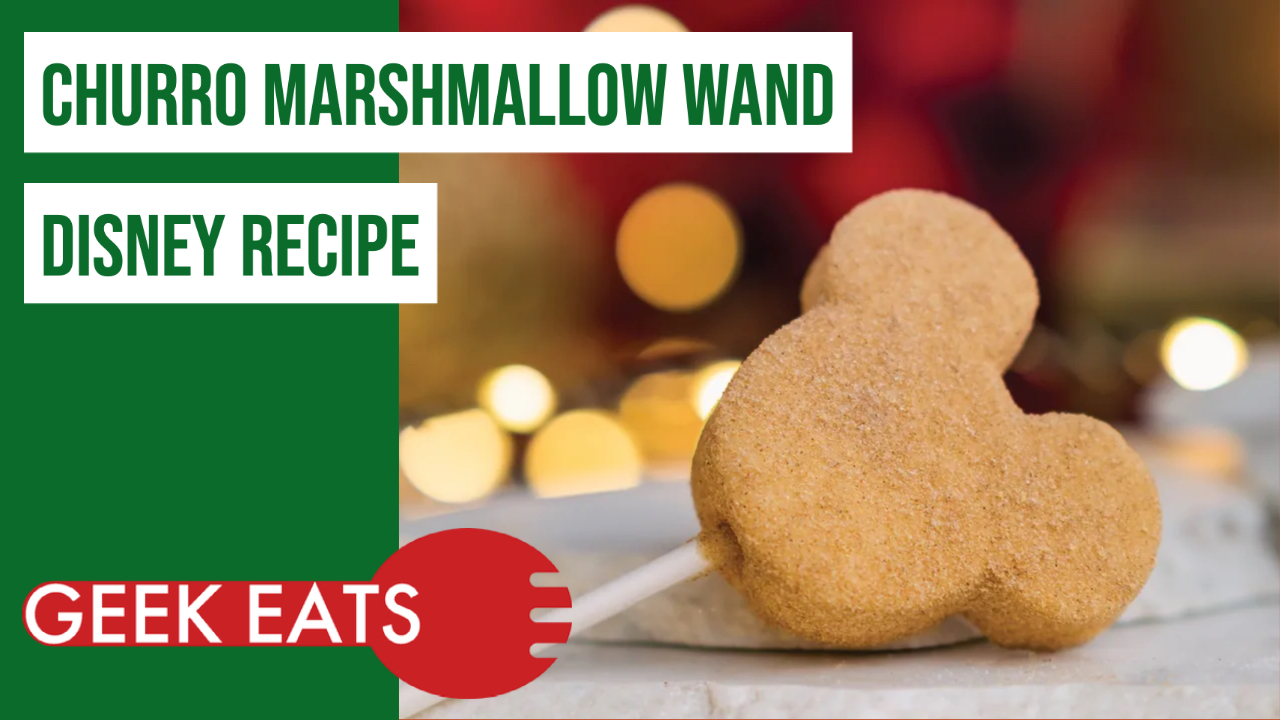 Churro Marshmallow Wand – Geek Eats Disney Recipe