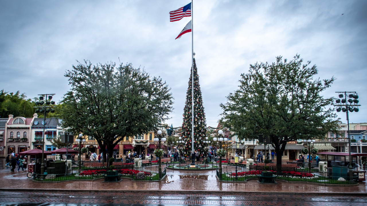 PICTORIAL: A Rainy Monday Morning at Disneyland During the Holidays