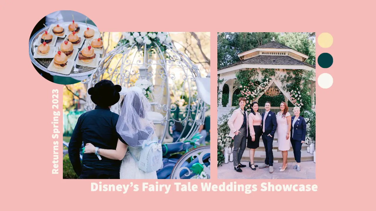 Disney’s Fairy Tale Weddings Showcase Returns to Disneyland Resort in Spring 2023