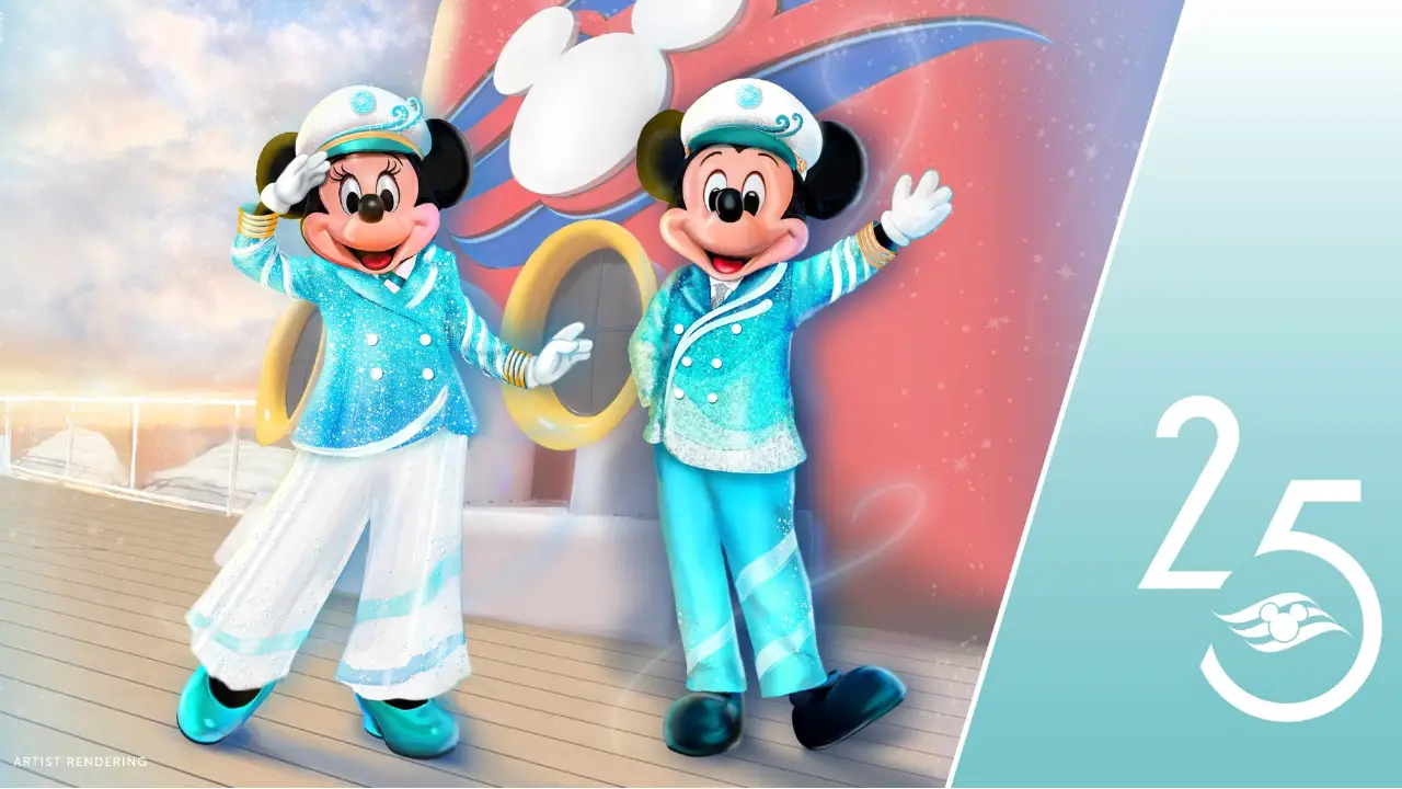Disney Character Outfits Revealed for Disney Cruise Line’s “Silver Anniversary At Sea”