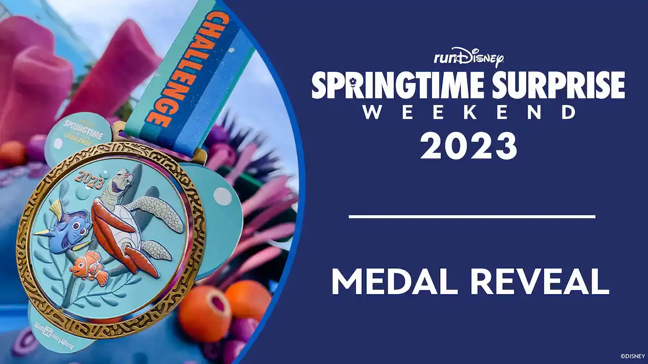 Medals Revealed For runDisney Surprise Springtime Weekend 2023