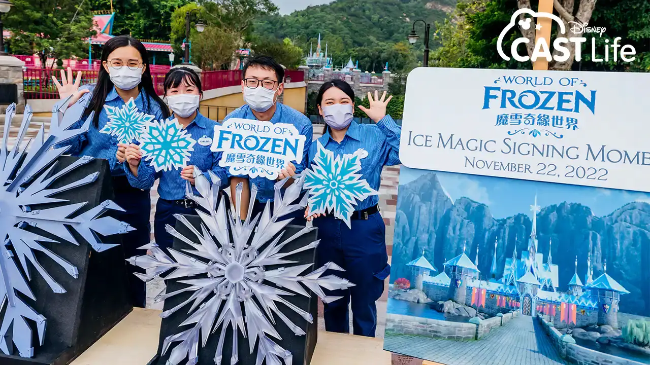 New ‘Frozen’ Themed Land Milestone Celebrated by Hong Kong Disneyland Cast members