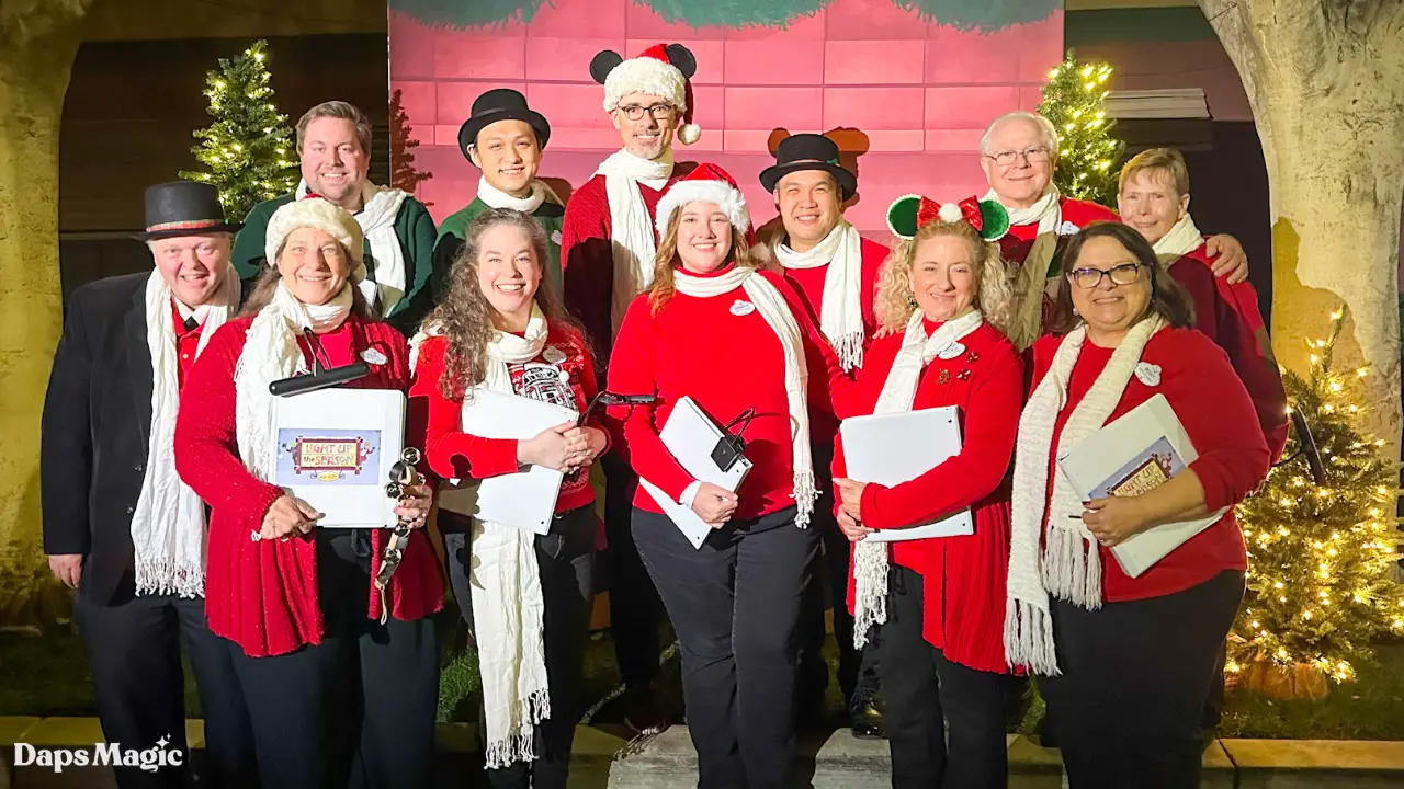Walt Disney Studios Cast Choir MeloD23 Brings Magic of Christmas to Light Up the Season