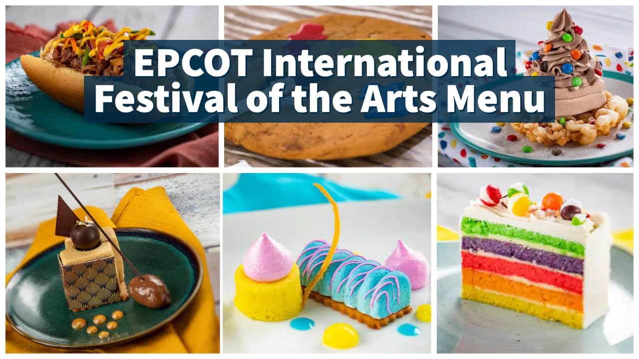 Check Out All The Food Offerings for the EPCOT International Festival of the Arts