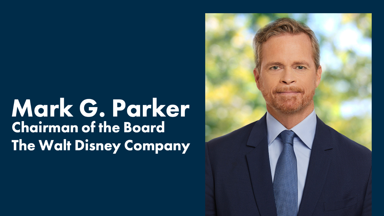 Mark G. Parker Named the New Chairman of the Board of The Walt Disney Company