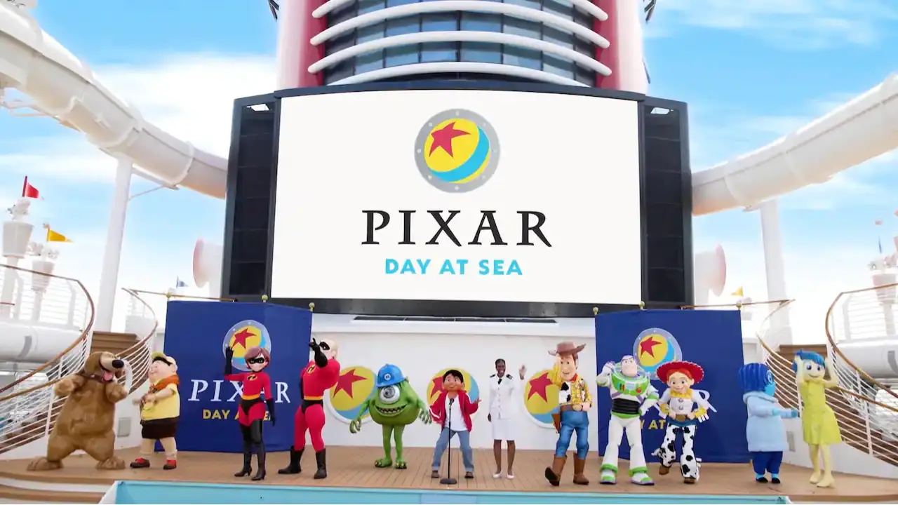 Watch the Debut of the Pixar Day at Sea From the Disney Cruise Line!