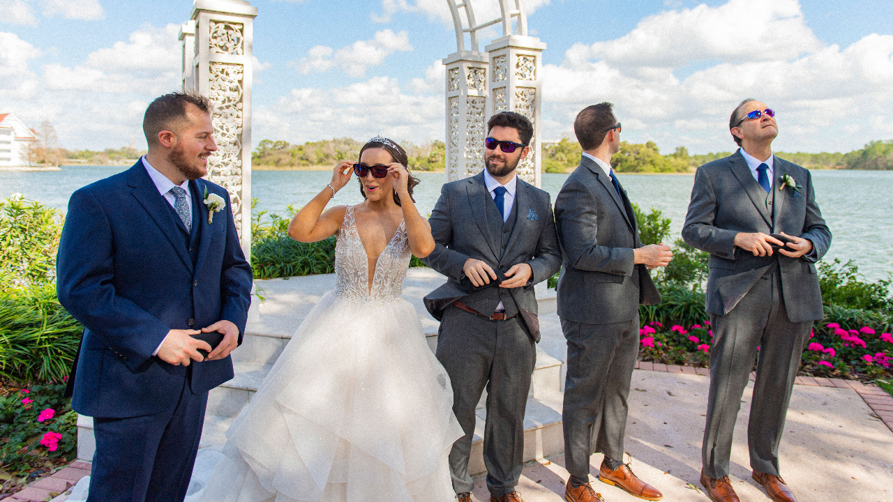A Bride Sees in Color For the First Time During Fairy Tale Wedding at Walt Disney World Resort