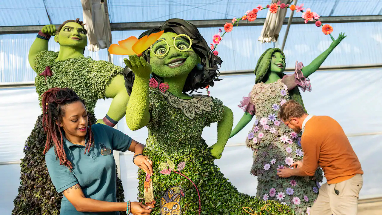 Walt Disney World Prepares New Topiaries and Merchandise for EPCOT International Flower & Garden Festival