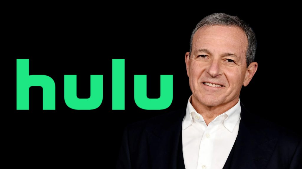 Bob Iger and Hulu Logo