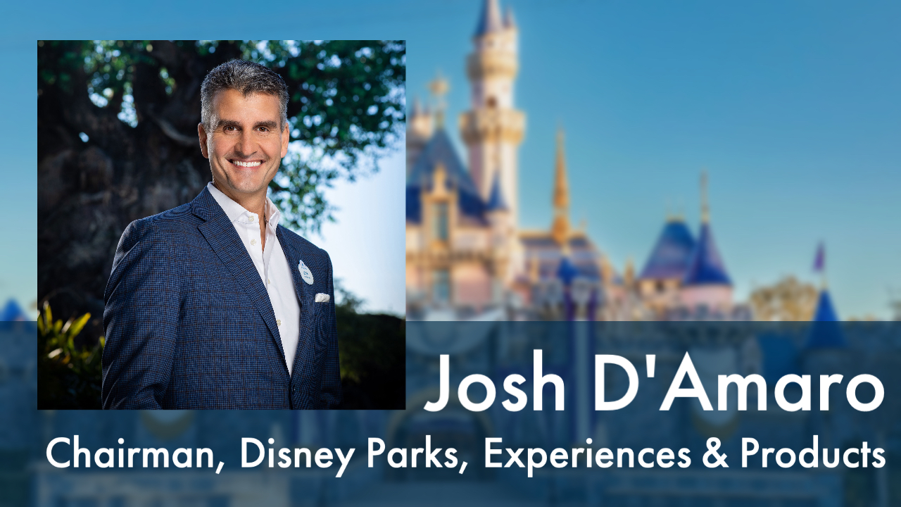 Disney Parks, Experiences and Products Chairman Josh D’Amaro to Participate at the JP Morgan Global Technology, Media & Communications Conference