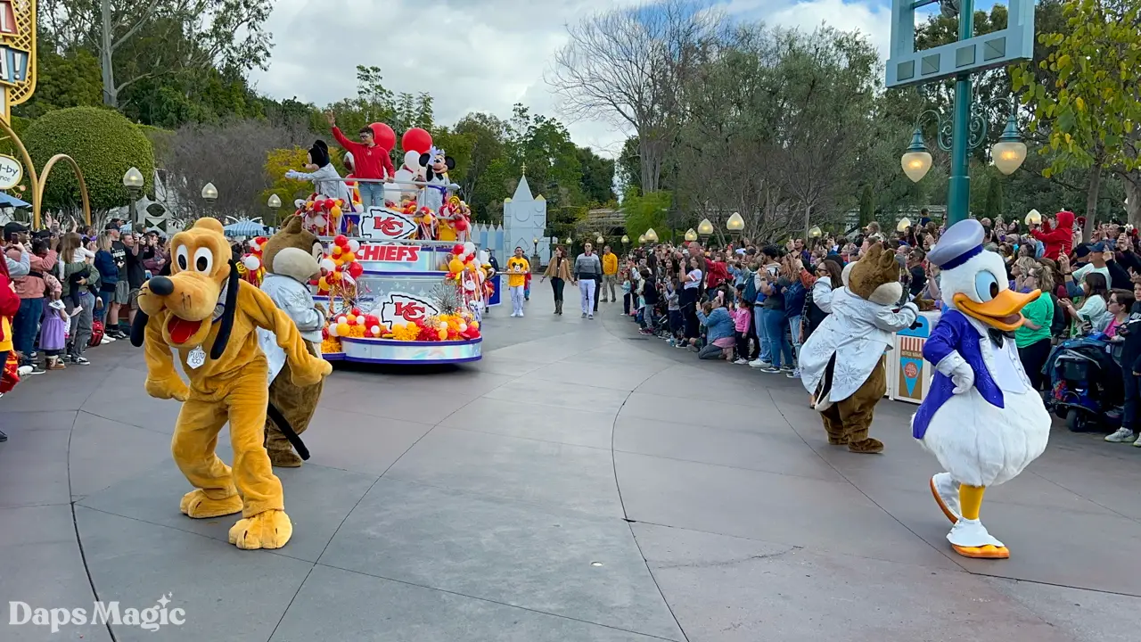 Patrick Mahomes Parade at Disney • Super Bowl LVII • 2023 