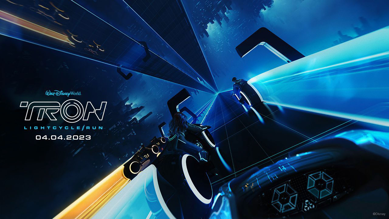 TRON Lightcycle / Run to Soft Open Starting March 20 at Magic Kingdom