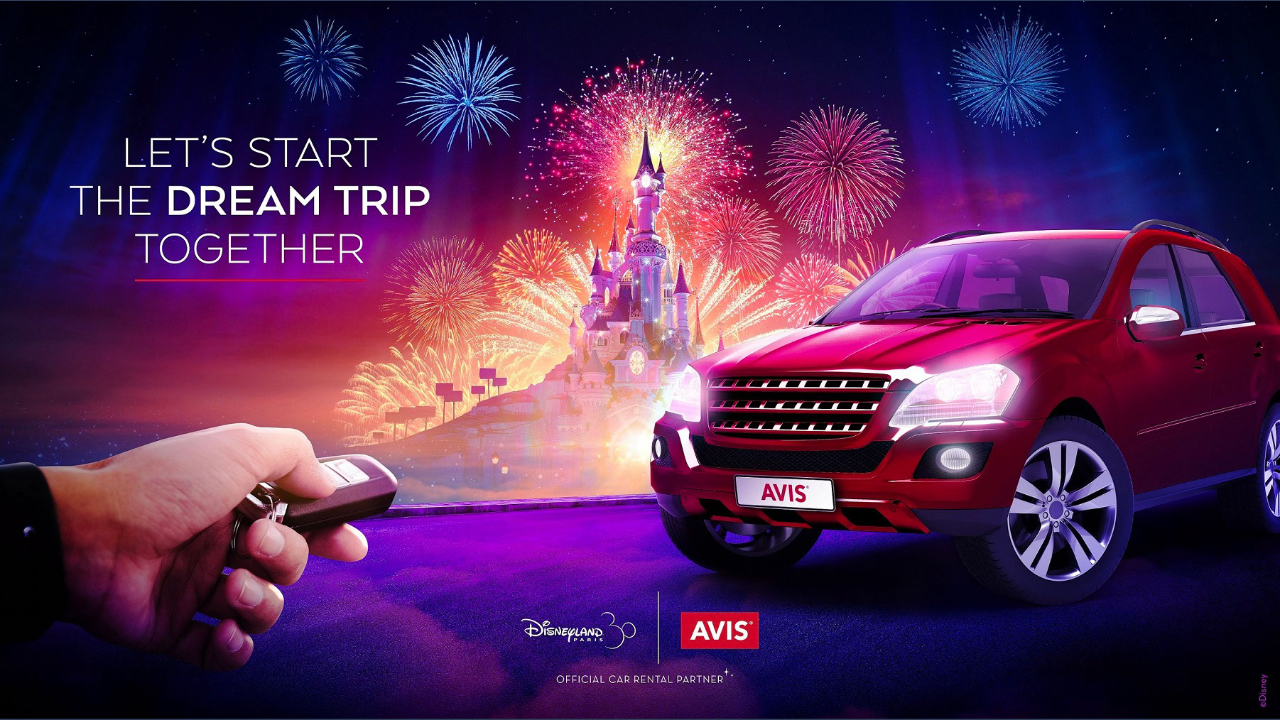 Avis is Now the Official Car Rental Company For Disneyland Paris