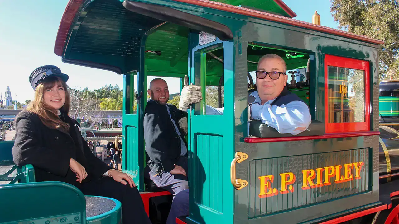 E.P. Ripley Returns to the Rails at Disneyland