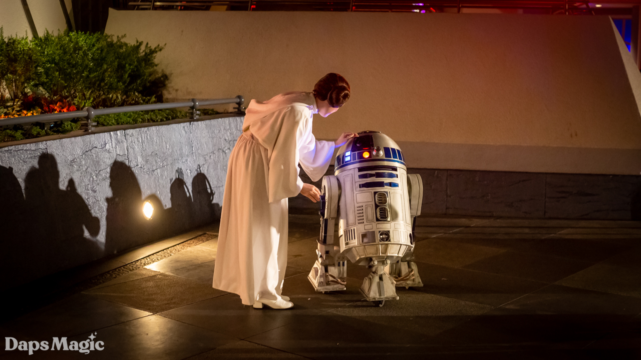 The Force is Strong With Princess Leia at Disneyland After Dark: Princess Nite