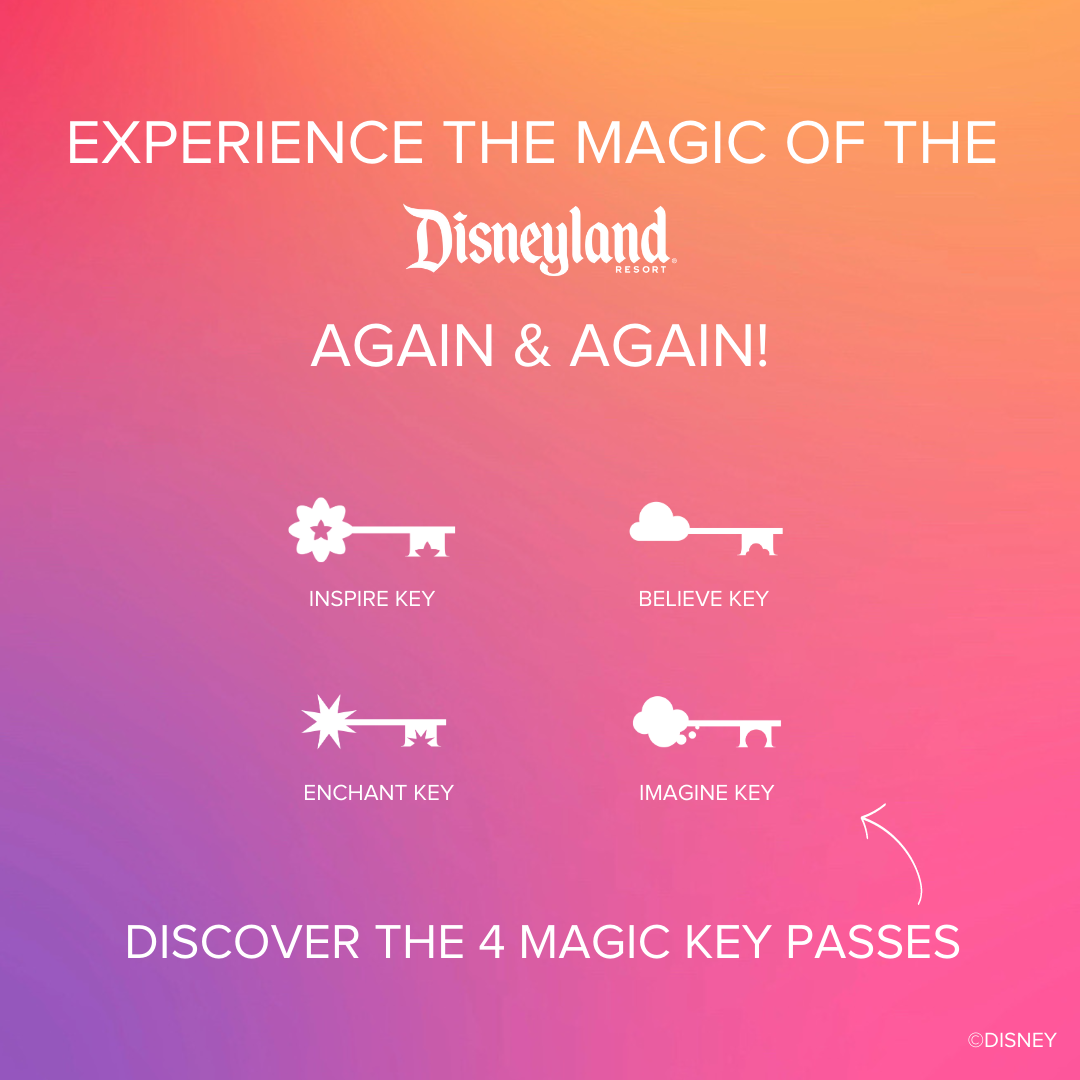 Disneyland Resort Resuming Sales of All Levels of Magic Keys on April