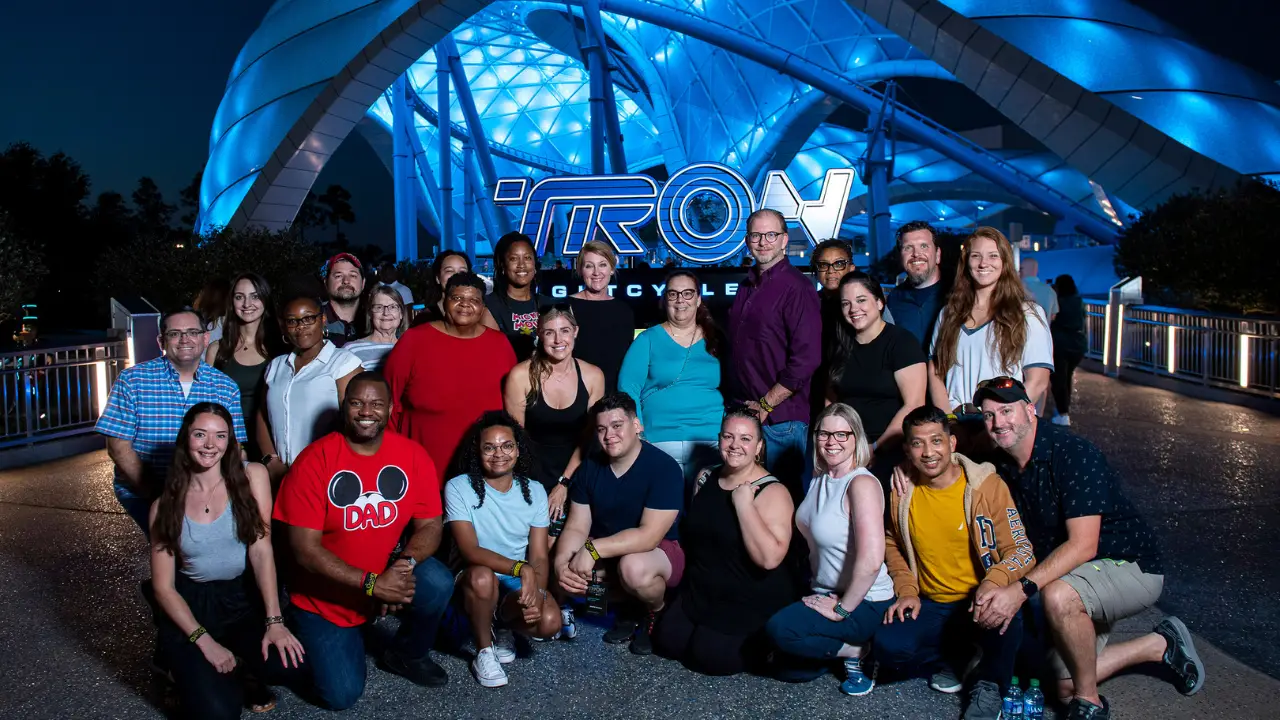 Walt Disney World Gives Local Teachers and Community Early Preview of TRON Lightcycle / Run Before April 4 Opening