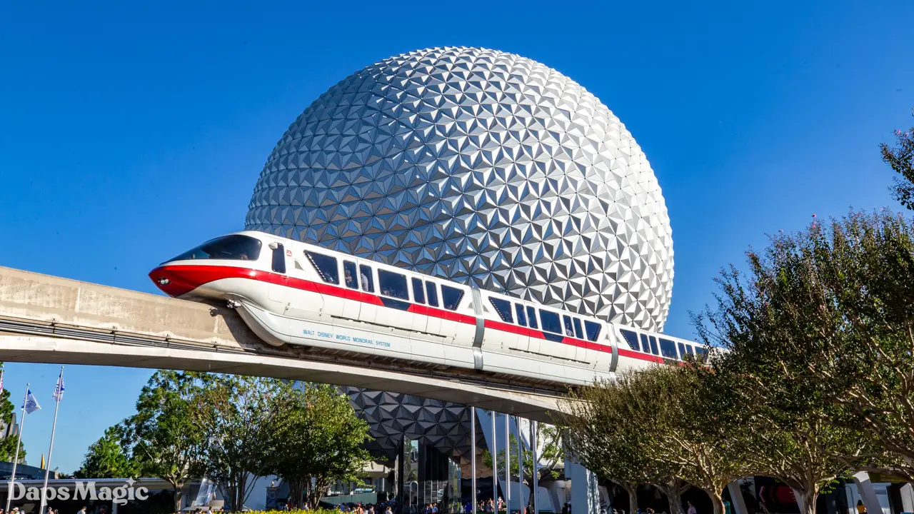Monorail at EPCOT