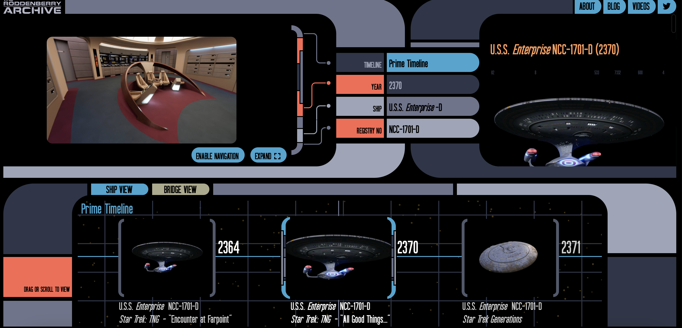 Tour Every Bridge of the USS Enterprise via The Roddenberry Archive ...