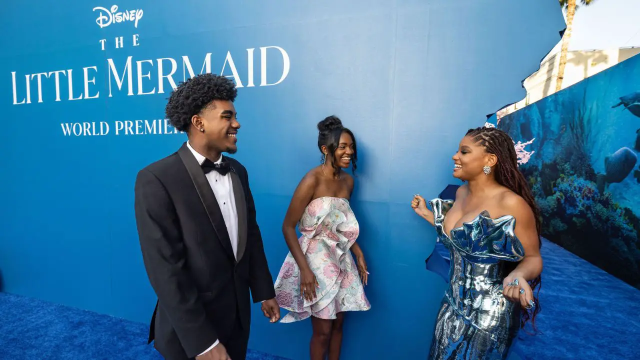 Grammy-Nominated Singer Halle Bailey Makes Dreams Come True for Two Aspiring Filmmakers at Disney’s Live-Action ‘The Little Mermaid’ World Premiere