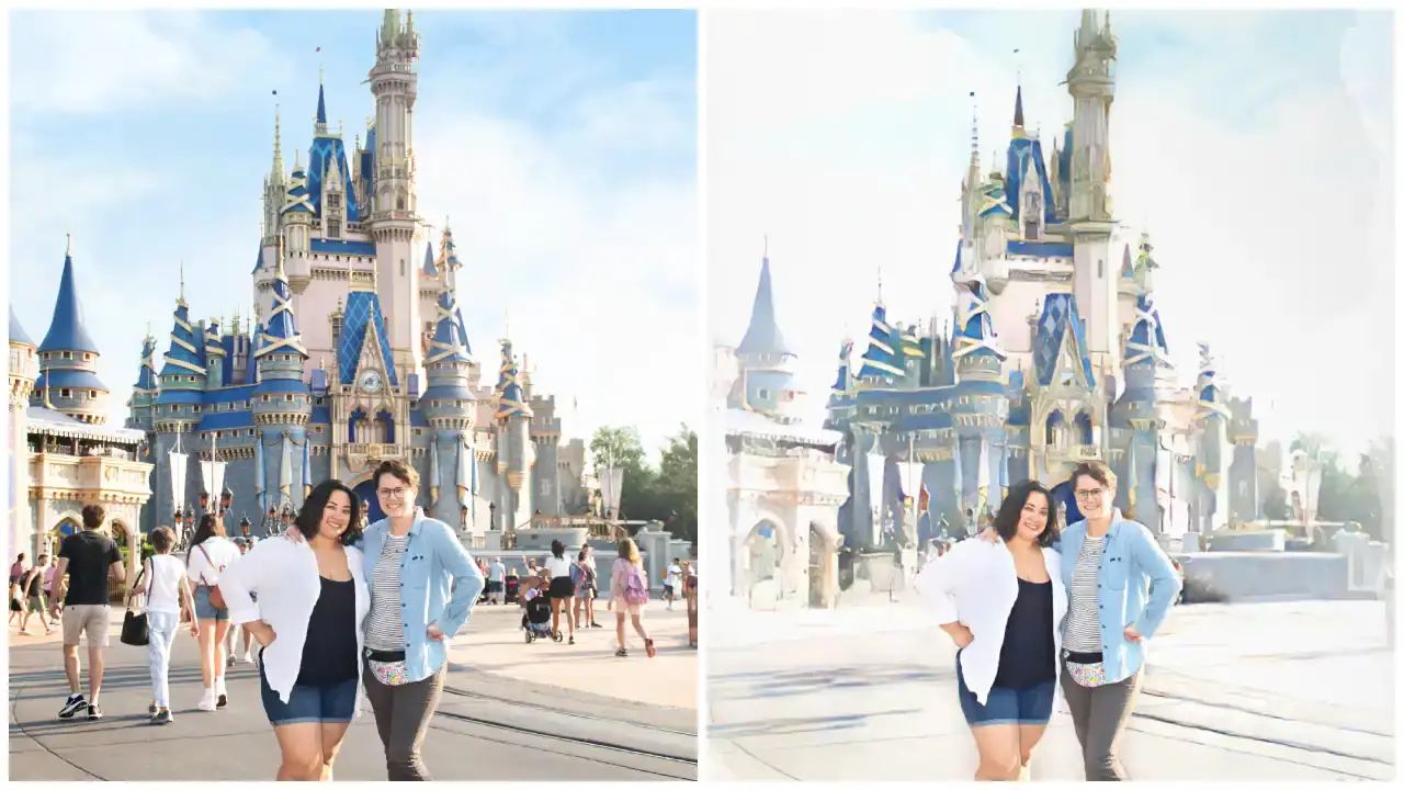 New Watercolor Magic Shot Revealed for Magic Kingdom by Disney PhotoPass