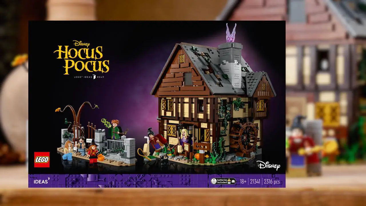 LEGO and Disney Announce New LEGO Set Based on the Sanderson Sister’s Cottage From “Hocus Pocus”