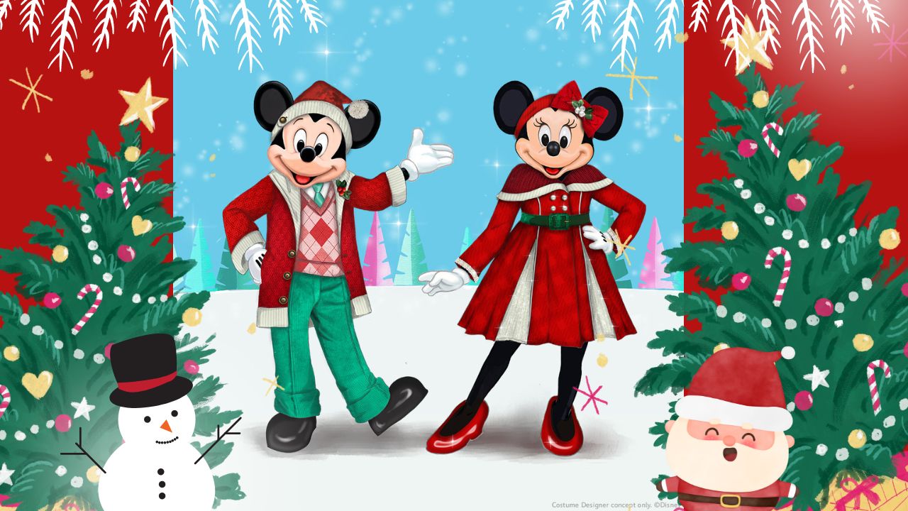 Mickey Mouse & Minnie Mouse to Don New Mid-Century Modern Outfits This Holiday Season at Disneyland