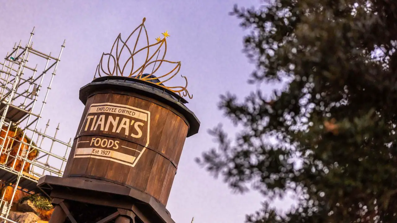 Water Tower Topped with Tiara Arrives at Magic Kingdom’s Tiana’s Bayou Adventure