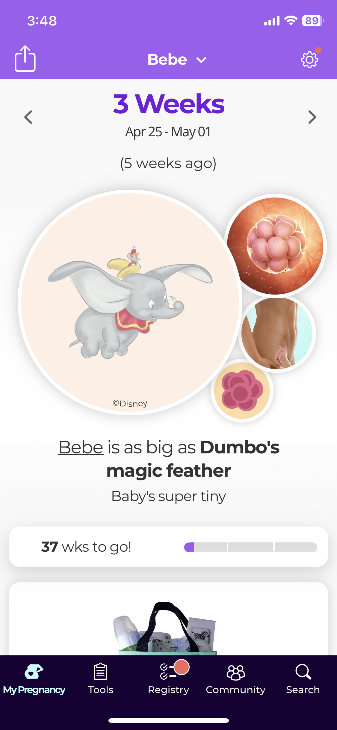 Week 3 Magic New What to Expect App Update Gets A Dose of Disney Magic