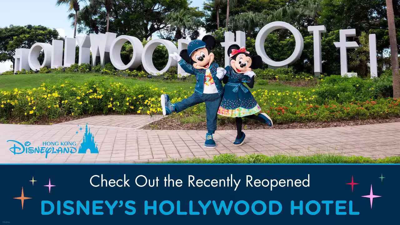 Disney’s Hollywood Hotel at Hong Kong Disneyland Resort Reopens After Renovation