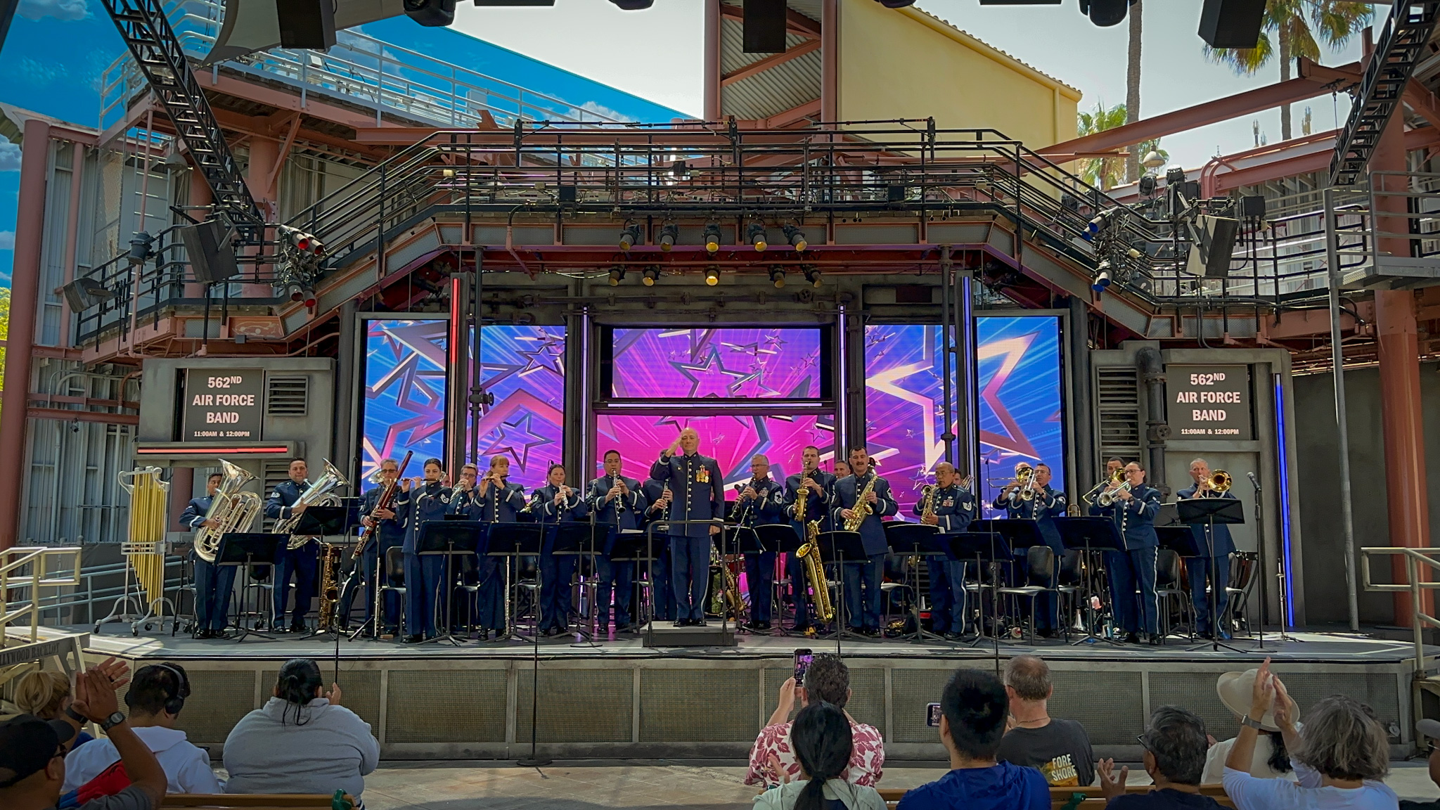The 562nd Air Force Band Brings Added Patriotism to Disneyland Resort for 4th of July Celebration