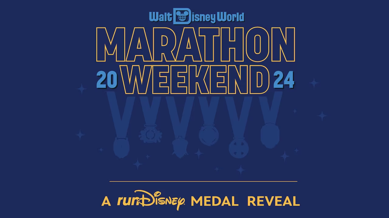 Mickey and Friends runDisney Medals Revealed for 2024 Walt Disney World Marathon Weekend