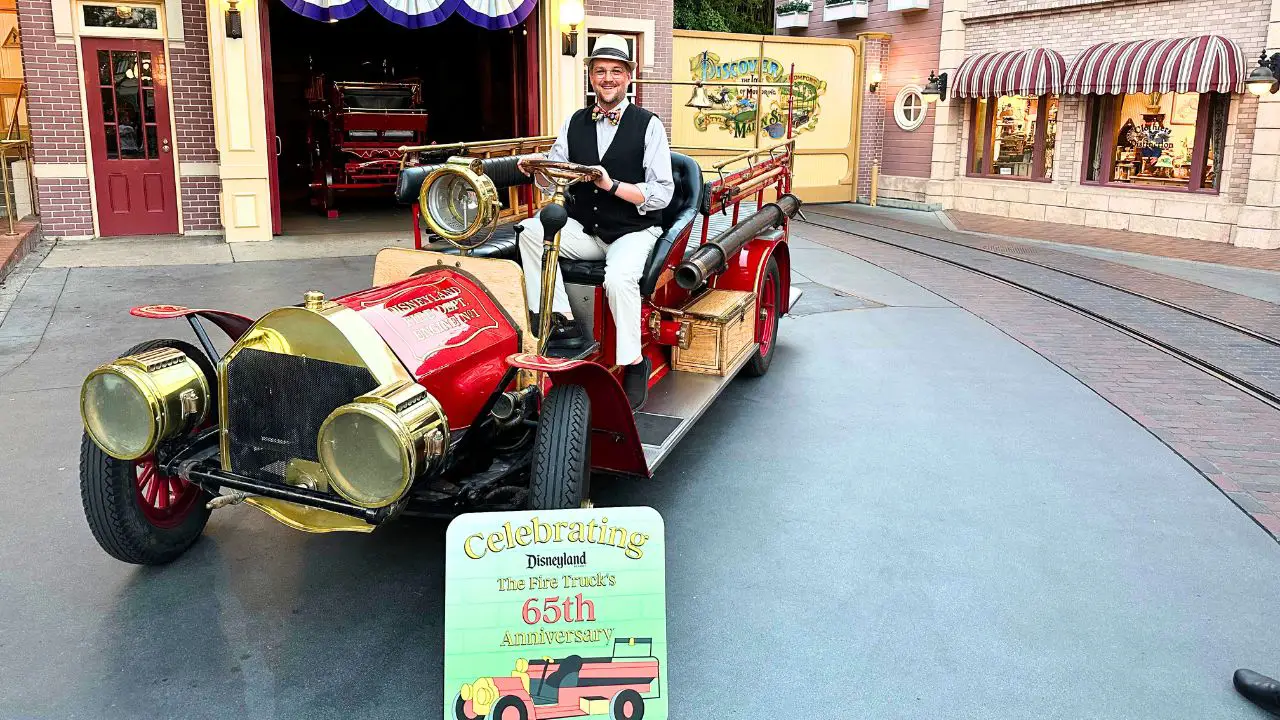 Disneyland’s Main Street Fire Engine Celebrates 65 Years on Main Street