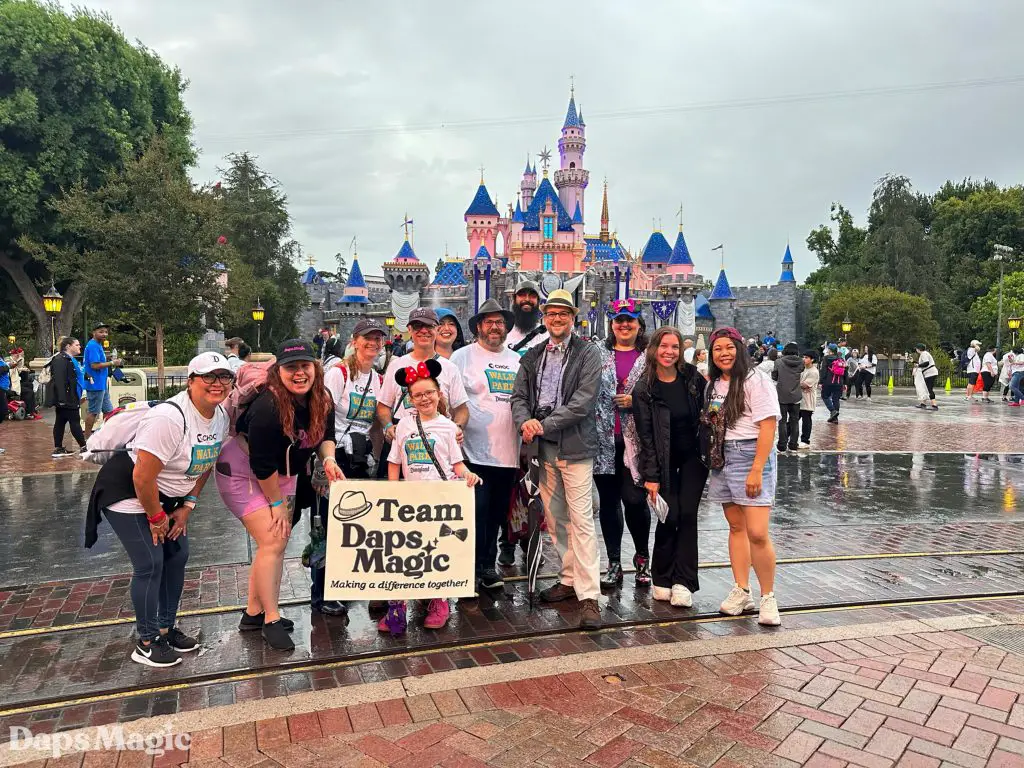 Team Daps Magic CHOC Walk in the Park 2023 at Disneyland