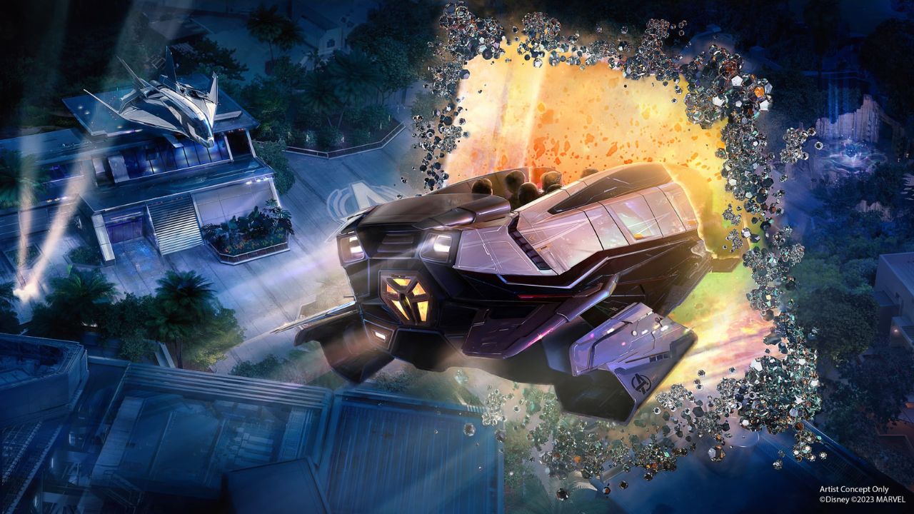Disney Reveals Ride Vehicle for New Avengers Campus Attraction