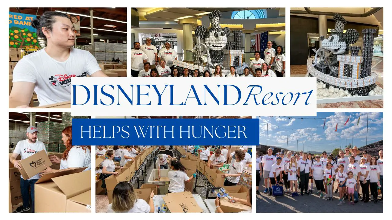 Disneyland Resort Contributes to the Community for Hunger Awareness Month