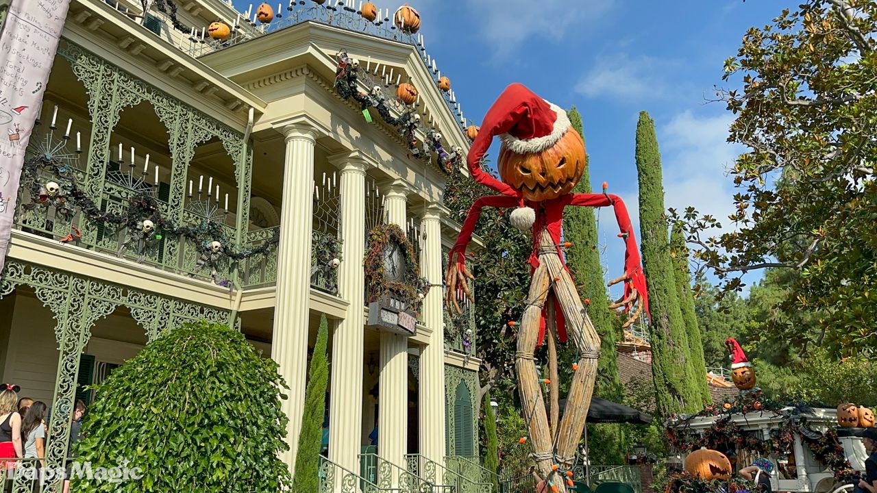 Haunted Mansion Holiday Opens at Disneyland and Reveals 2023 Gingerbread House