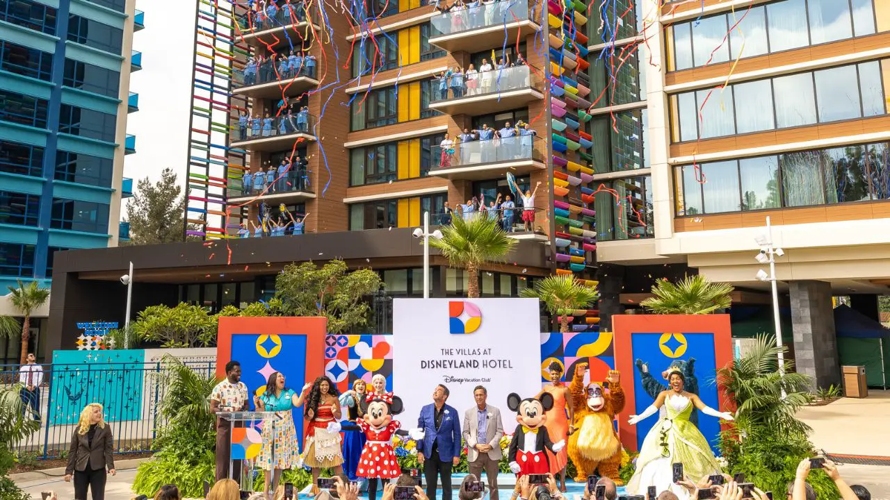 The Villas at Disneyland Hotel Open With Musical Ceremony
