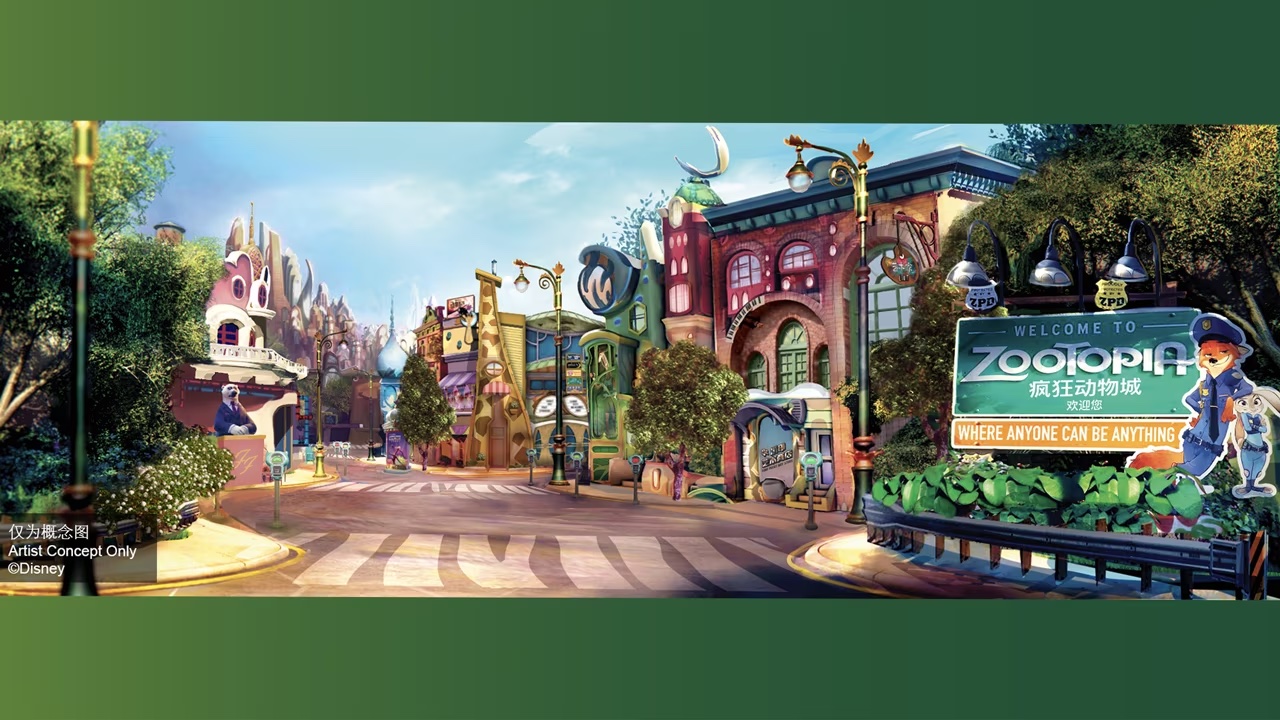 More Details Revealed Zootopia, A New Themed Land, by Shanghai Disney Resort