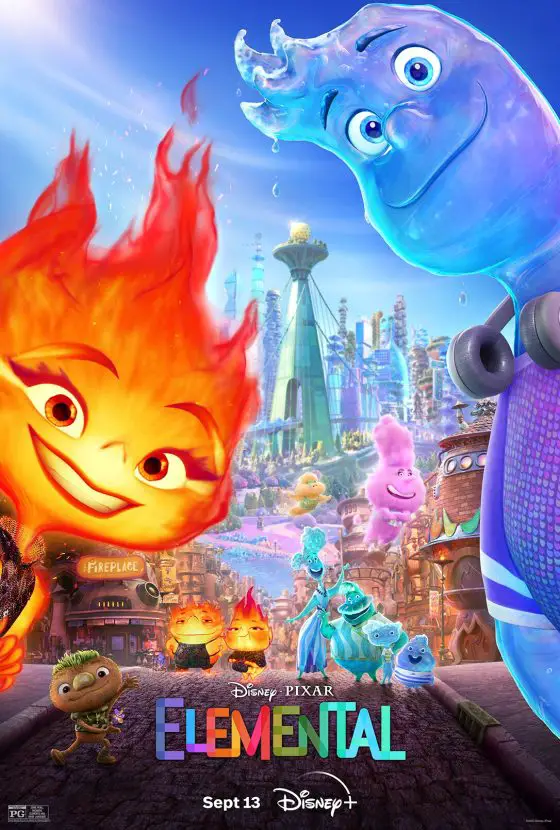 Disney And Pixar’s “Elemental” Begins Streaming On Disney+ Sept. 13