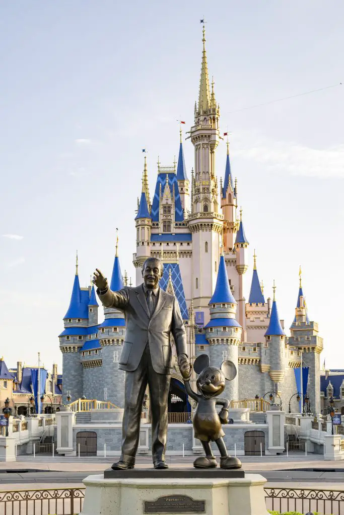Cinderella Castle and Partners Statue - Magic Kingdom - Walt Disney World Resort