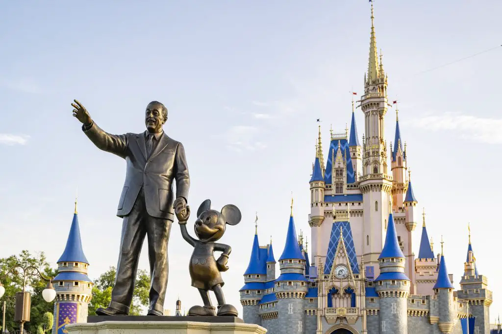 Cinderella Castle and Partners Statue - Magic Kingdom - Walt Disney World Resort