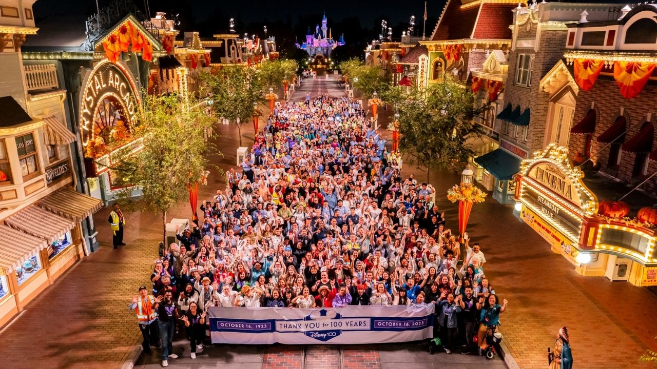 Disneyland Resort Cast Members Honor Disney’s 100th Anniversary With 23-Hour Celebration